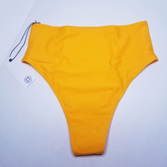 🆕️ ELLEJAY Carolyn Bikini Bottoms in Orange XS - Picture 4 of 7